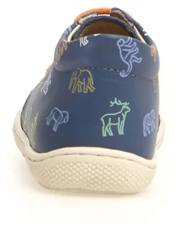 Leder-Lauflernschuhe "Cocoon" in Dunkelblau