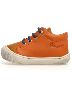 Leder-Lauflernschuhe "Cocoon" in Orange