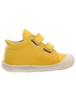 Leder-Lauflernschuhe "Cocoon" in Gelb