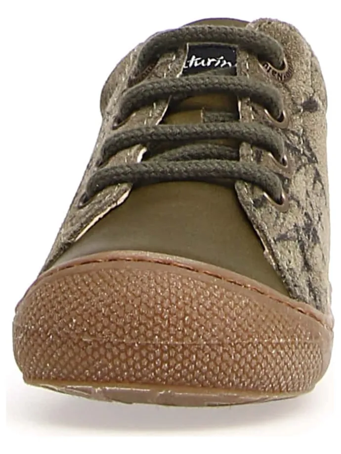 Leder-Lauflernschuhe "Cocoon" in Grün