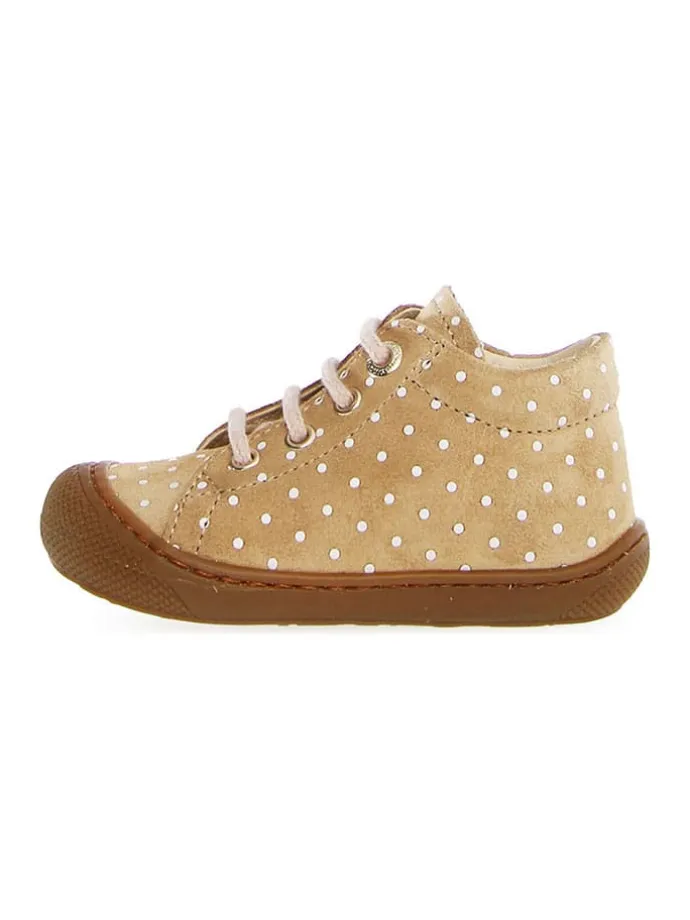 Leder-Lauflernschuhe "Cocoon" in Beige