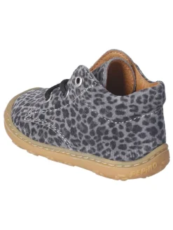 Leder-Lauflernschuhe "Dots" in Grau