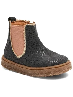 Leder-Lauflernschuhe in Dunkelblau