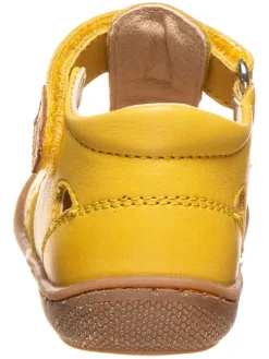 Leder-Lauflernschuhe in Gelb