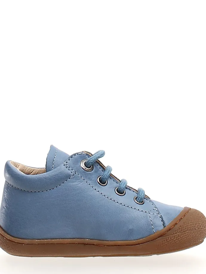 Leder-Lauflernschuhe in Hellblau