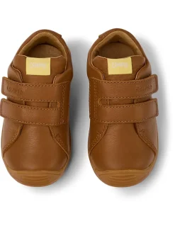 Leder-Lauflernschuhe in Hellbraun