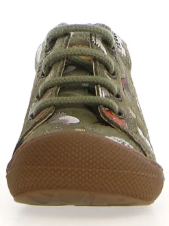Leder-Lauflernschuhe in Khaki