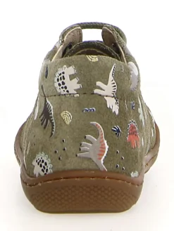 Leder-Lauflernschuhe in Khaki