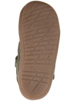 Leder-Lauflernschuhe in Khaki