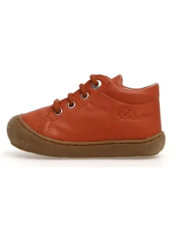 Leder-Lauflernschuhe in Orange