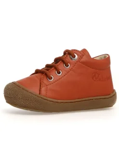 Leder-Lauflernschuhe in Orange
