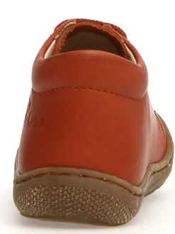 Leder-Lauflernschuhe in Orange