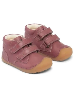Leder-Lauflernschuhe in Rosa