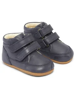 Leder-Lauflernschuhe "Prewalker II Strap" in Dunkelblau