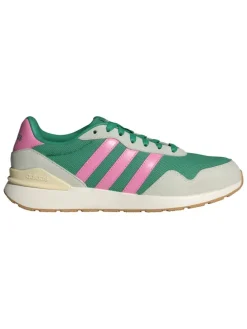 Leder-Laufschuhe "RUN 60s" in Grün/ Pink