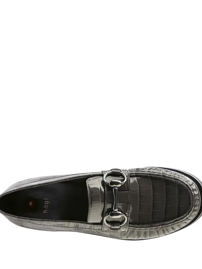 Leder-Mokassins "Ellis" in Khaki