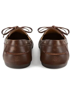 Leder-Mokassins in Braun