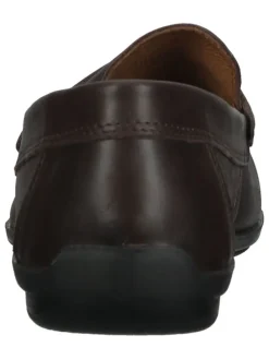 Leder-Mokassins in Braun