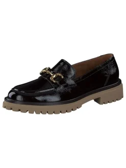 Leder-Mokassins in Braun