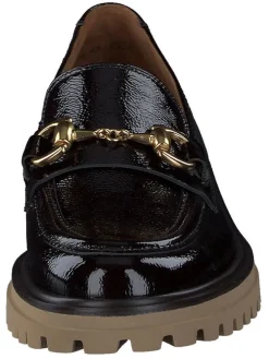 Leder-Mokassins in Braun