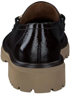 Leder-Mokassins in Braun