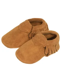 Leder-Mokassins in Cognac