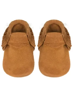 Leder-Mokassins in Cognac