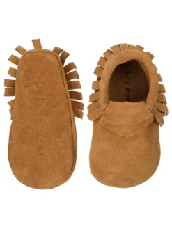 Leder-Mokassins in Cognac