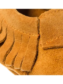 Leder-Mokassins in Cognac