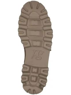 Leder-Mokassins in Hellbraun