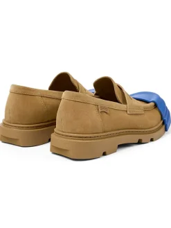 Leder-Mokassins in Hellbraun