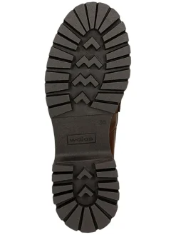 Leder-Mokassins in Hellbraun