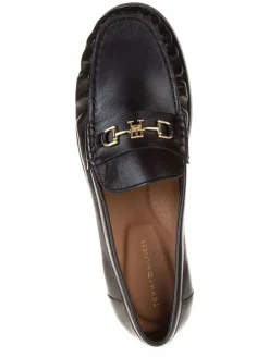 Leder-Mokassins in Schwarz