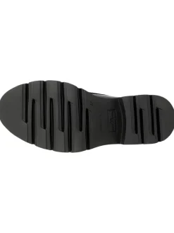 Leder-Mokassins in Schwarz