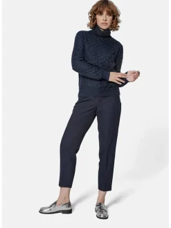 Leder-Mokassins in Silber