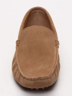 Leder-Mokassins "Lenny" in Hellbraun