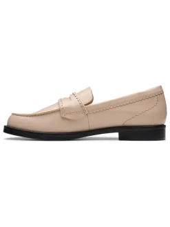 Leder-Mokassins "Straven Edge" in Beige