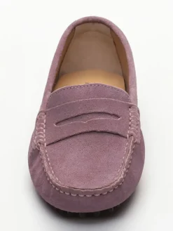 Leder-Mokassins "Thandie" in Rosa