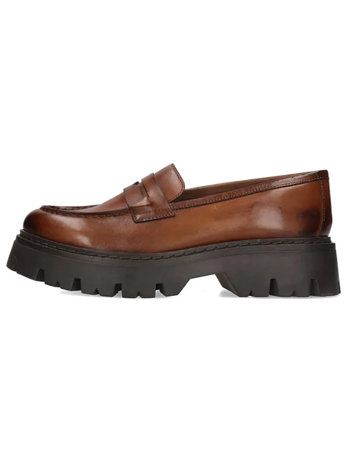 Leder-Mokassins "Thelia 7" in Braun