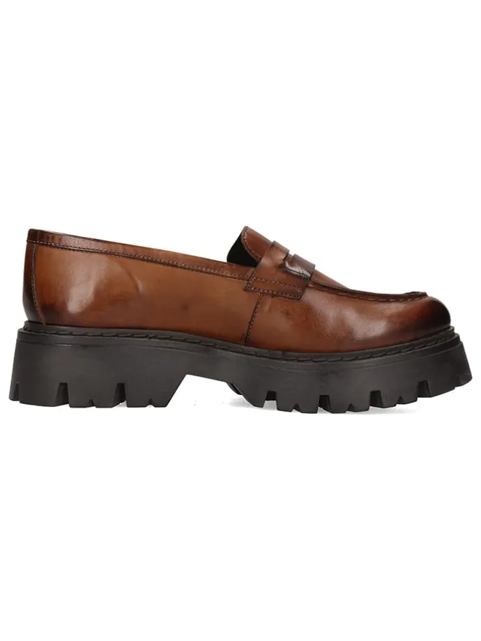 Leder-Mokassins "Thelia 7" in Braun