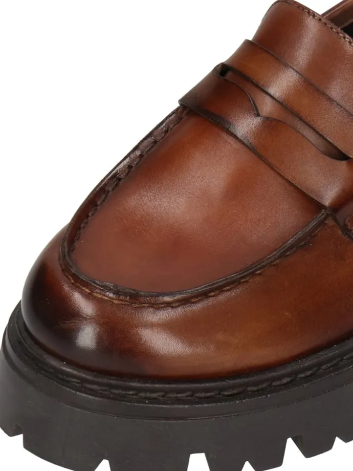 Leder-Mokassins "Thelia 7" in Braun