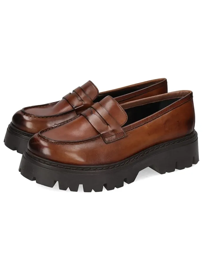 Leder-Mokassins "Thelia 7" in Braun