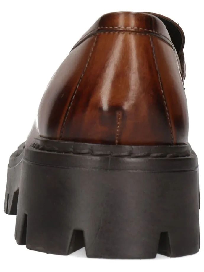 Leder-Mokassins "Thelia 7" in Braun