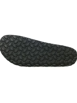 Leder-Pantoletten in Braun