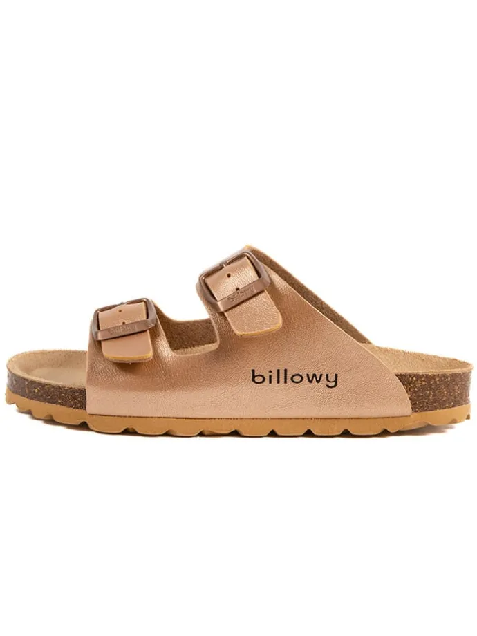 Leder-Pantoletten in Rosa