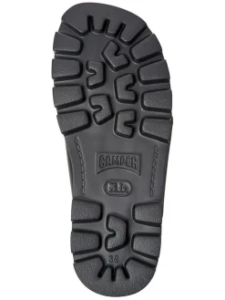 Leder-Pantoletten in Schwarz