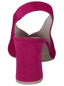 Leder-Peptoes in Pink