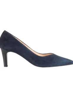 Leder-Pumps "Boulevard 60" in Dunkelblau