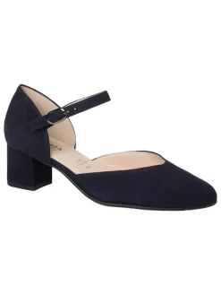 Leder-Pumps "Capri" in Dunkelblau