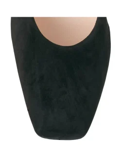 Leder-Pumps in Schwarz